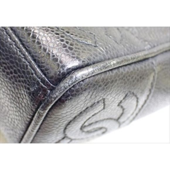 Chanel Caviar Chain Shoulder Bag Handbag Black - Picture 7 of 10